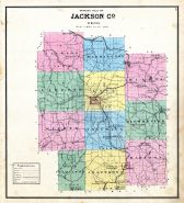 County Outline Map, Jackson County 1875